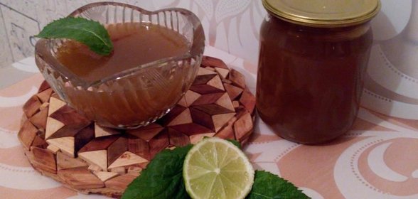 Мятный конфитюр с лаймом и лимоном
