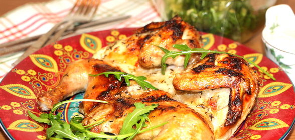 Цыплята, маринованные в лимонно-масляном маринаде