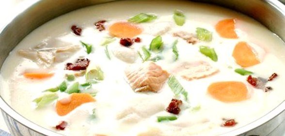 Бергенский рыбный крем-суп