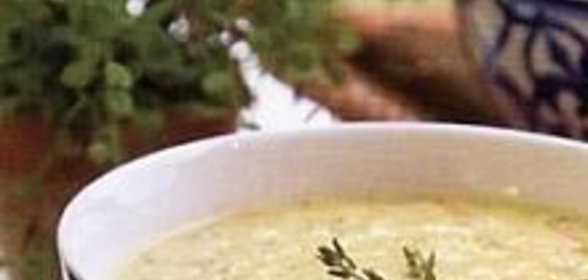 Суп из брокколи с сыром