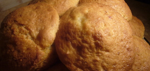 Маффины с апельсином и грецкими орехами