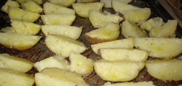 Картофель и грибы по-деревенски