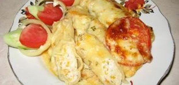 Каннеллони с курицей