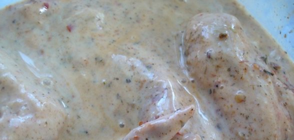 Маринад для куриного шашлыка на кефире
