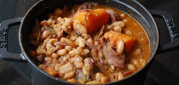 Кассуле с колбасками