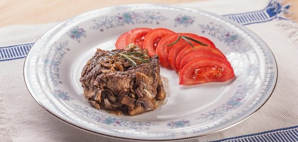 Филе миньон с грибами