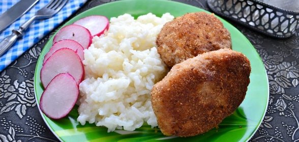 Котлеты Студенческие с лапшой быстрого приготовления