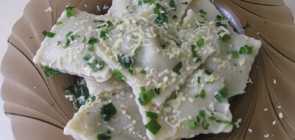 Равиоли с грибами и сыром