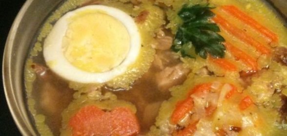 Холодец из петуха