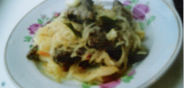 телятинка с капусткой квашенной