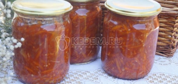 Закуска из белых баклажанов на зиму