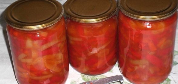 Болгарский перец в томатной заливке на зиму