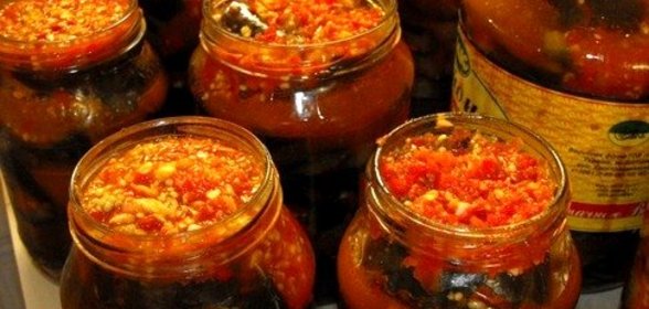 Баклажаны по-грузински на зиму