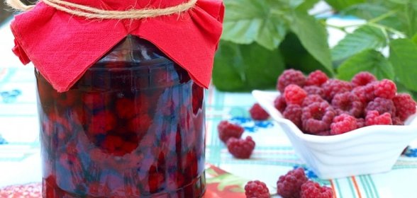 Малина в собственном соку