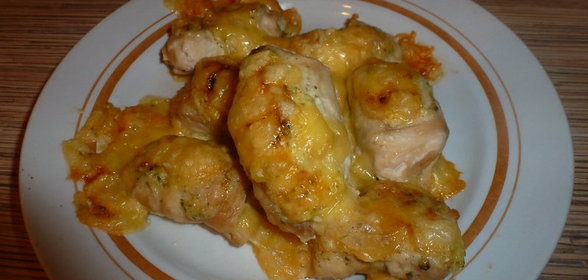 Куриные грудки с сыром