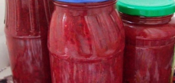 Заправка для борща из свеклы на зиму