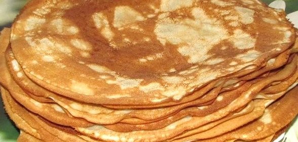 Блинчики на сметане