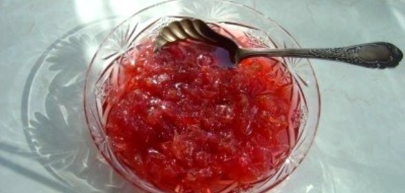 Розовое варенье