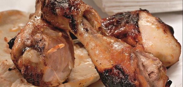 Куриные голени в горчичном маринаде