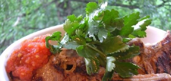 Омлет с лисичками