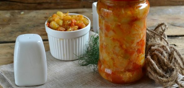 Кабачковая икра без мясорубки