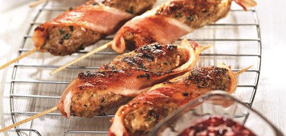 Люля-кебаб в беконе