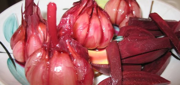 Маринованный чеснок