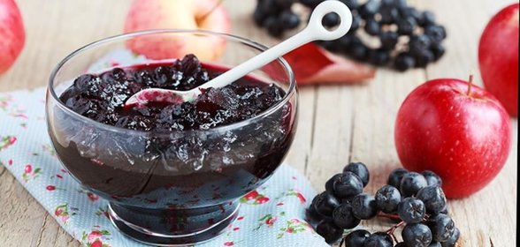 Варенье из черноплодной рябины с яблоками