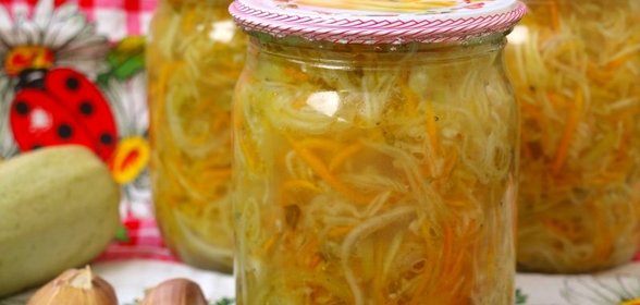 Кабачки по-корейски на зиму