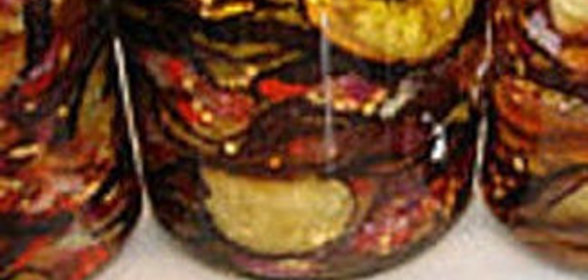 Пикантная заготовка на зиму (пряные баклажаны с мёдом)