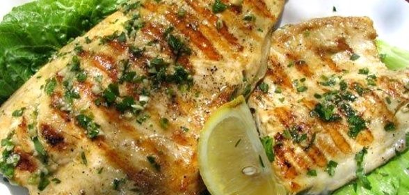 Нежная форель с белыми грибами