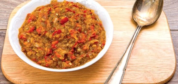 Икра из баклажанов с майораном