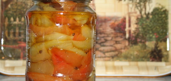 Перец жареный консервированный