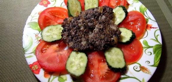 Грибные котлеты