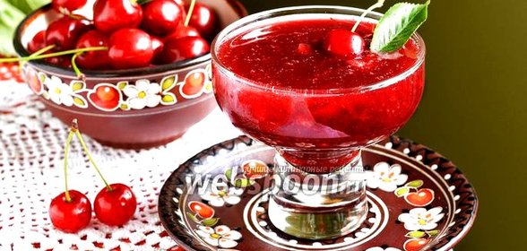 Желе из черешни на зиму