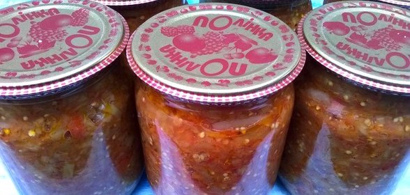 Баклажанное соте на зиму