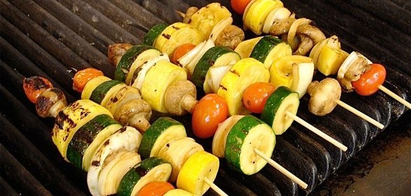Канапе из овощей гриль