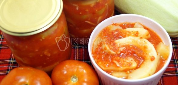 Закуска из кабачков на зиму