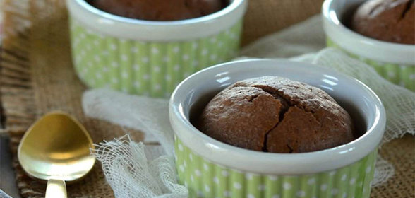 Шоколадные кексы с миндальным пюре