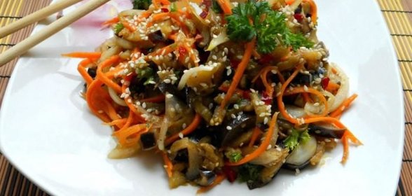 Баклажаны по-корейски на зиму