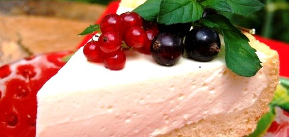 Диетический творожный торт