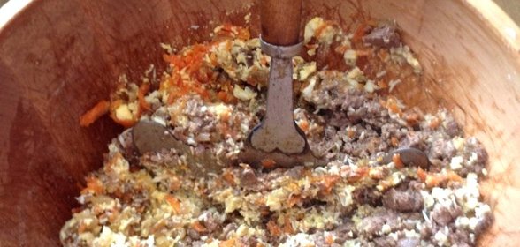 Паштет из говяжьей печени и легкого