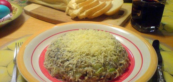 Салат-не салат, закуска-не закуска, огурцы, лук, грибы - вкусно! СК-3