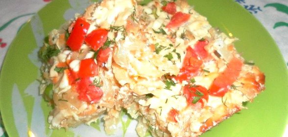 Запеканка с белокочанной капустой