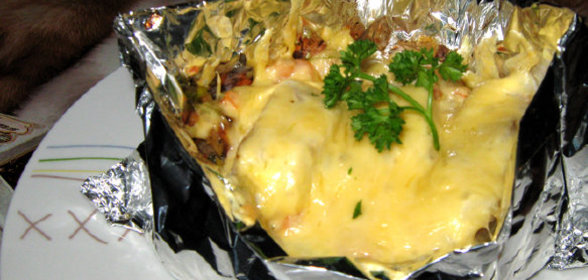 Картофельная запеканка с грибами