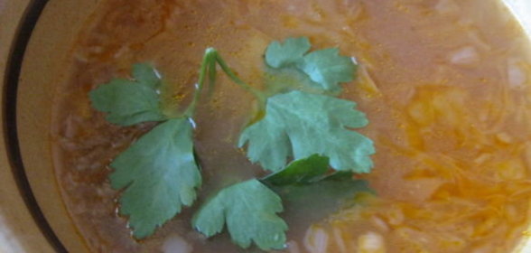 Щи из квашеной капусты с рисом