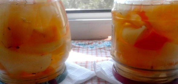 Маринованные сладкие болгарские перцы