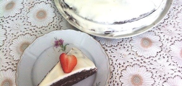 Черемуховый торт со сметанным кремом