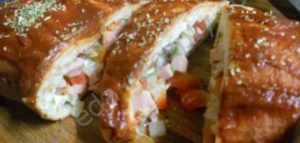 Закрытая пицца Кальцоне