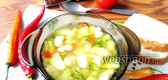 Суп с консервированной фасолью